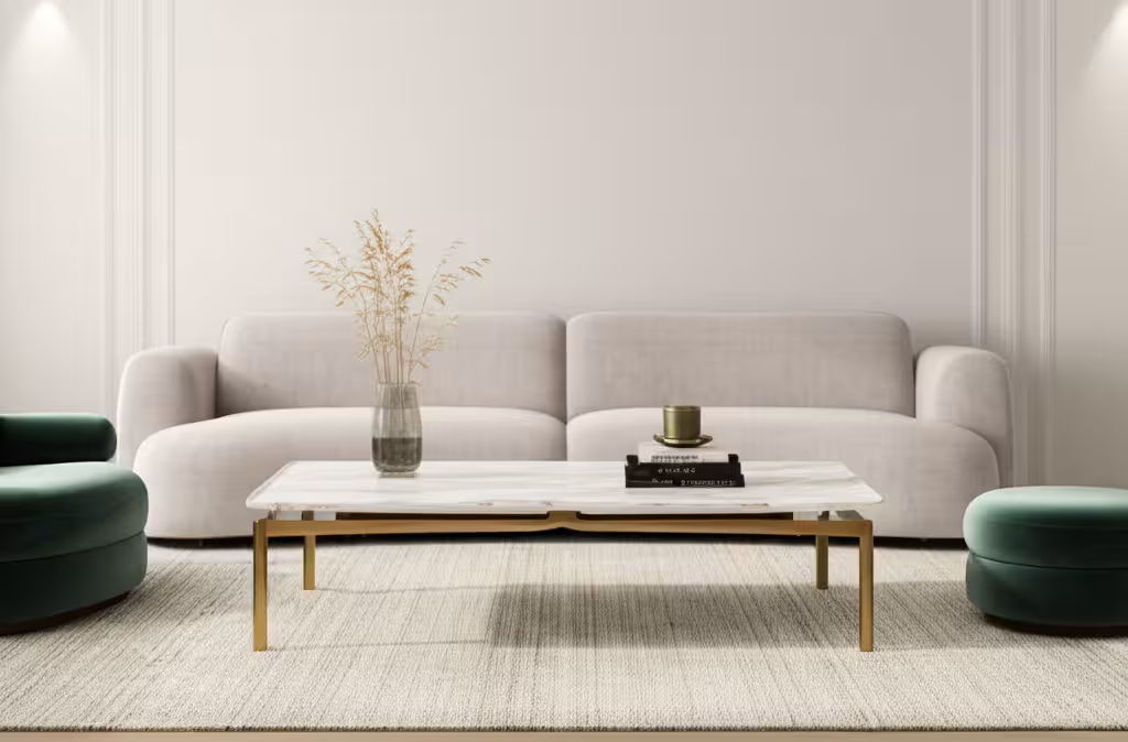 طاولة قهوة رخامية