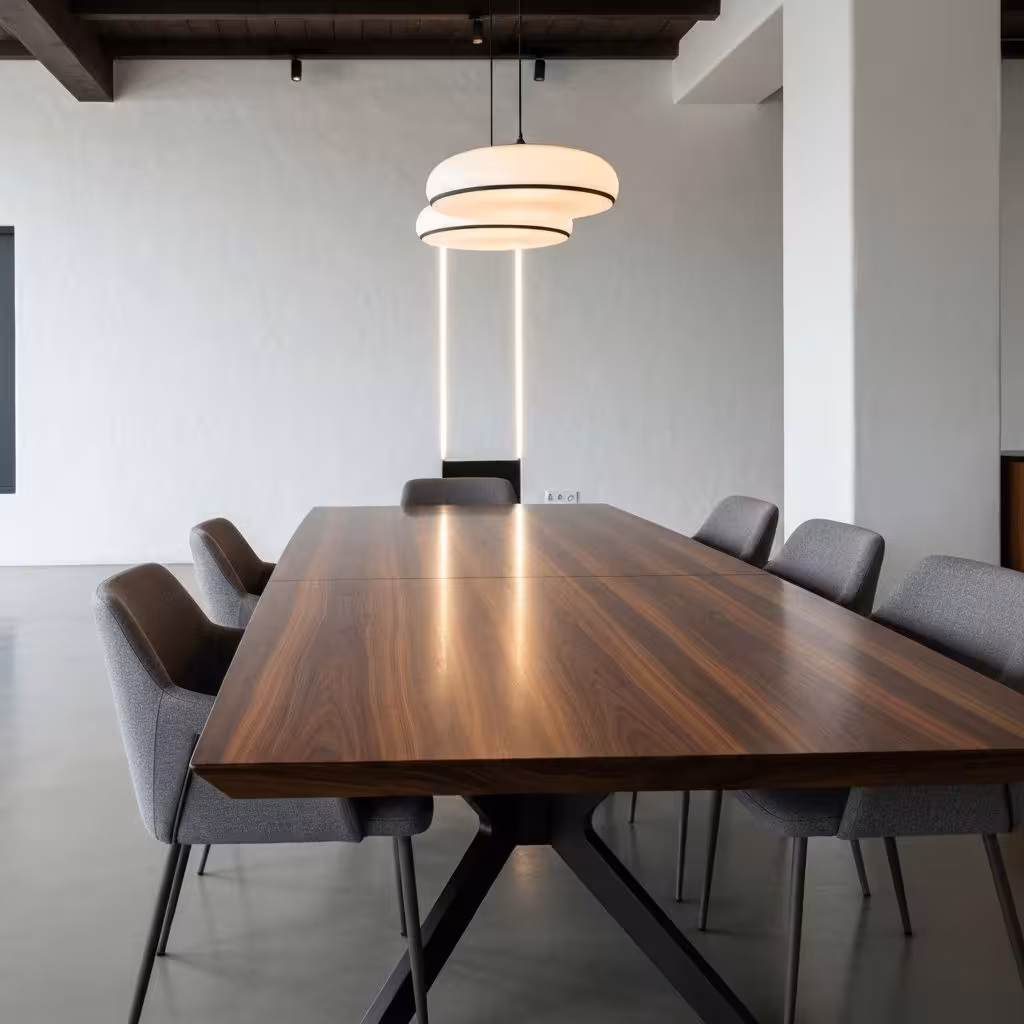 طاولة طعام خشبية